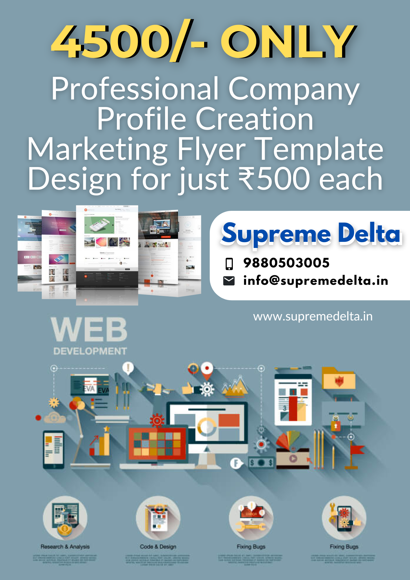 Professional Company Profile Creation – Just ₹4500